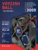 Вентилятор  VD 9225H Ball (качения) 12V, 3000 об.мин, 0,3А - st-e.info - Ханты-Мансийск