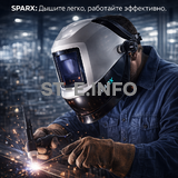 Маска сварщика Sparx с устройством подачи воздуха - st-e.info - Ханты-Мансийск