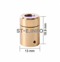 Защитный колпачок с защитным стеклом для QBH коннектора оптоволокна MAXQBHE05 - st-e.info - Ханты-Мансийск