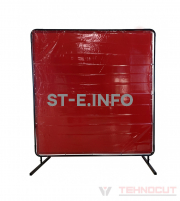 Экран защитный 1.74х1.74m, красный - st-e.info - Ханты-Мансийск
