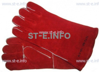 Перчатки-краги сварщика TETU 104 KEVLAR RED - st-e.info - Ханты-Мансийск