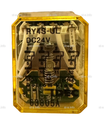 Реле электромагнитное IDEC RY4S-UL - st-e.info - Ханты-Мансийск
