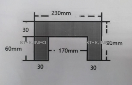 Гофрозащита усиленная 3600x230x30 для станков  - st-e.info - Ханты-Мансийск