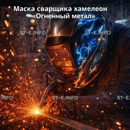 Маска сварщика хамелеон «Огненный метал» (YXE-718G PRO) - st-e.info - Ханты-Мансийск