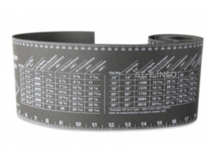 Лента для разметки труб 128mm*4600mm - st-e.info - Ханты-Мансийск