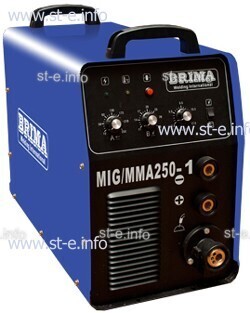 Сварочный инверторный полуавтомат Brima MIG/MMA-250-1 (380)  - st-e.info - Ханты-Мансийск